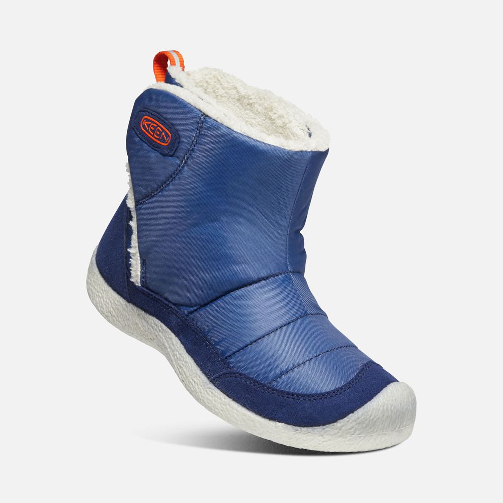 Bottes À Enfiler Keen Enfant Bleu | Howser Ii Boots | TIXSK-4327